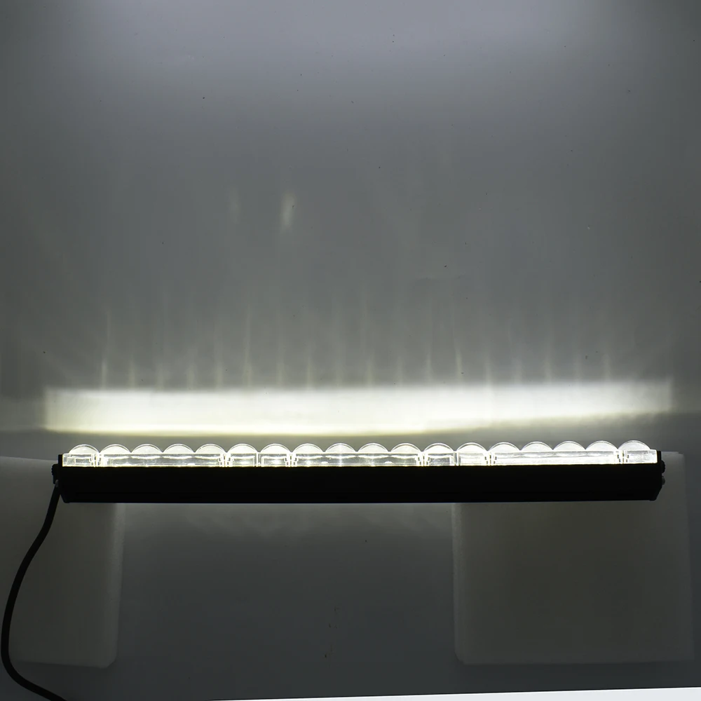 

ECAHAYAKU 1 piece 20 inch LED Bar Light 6000k white waterproof Spot Beam for 4x4 Offroad LED Light Bar for Tractor Boat 4WD ATV