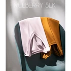 Футболка женская из шелка тутового шелкопряда, с V-образным вырезом и коротким рукавом