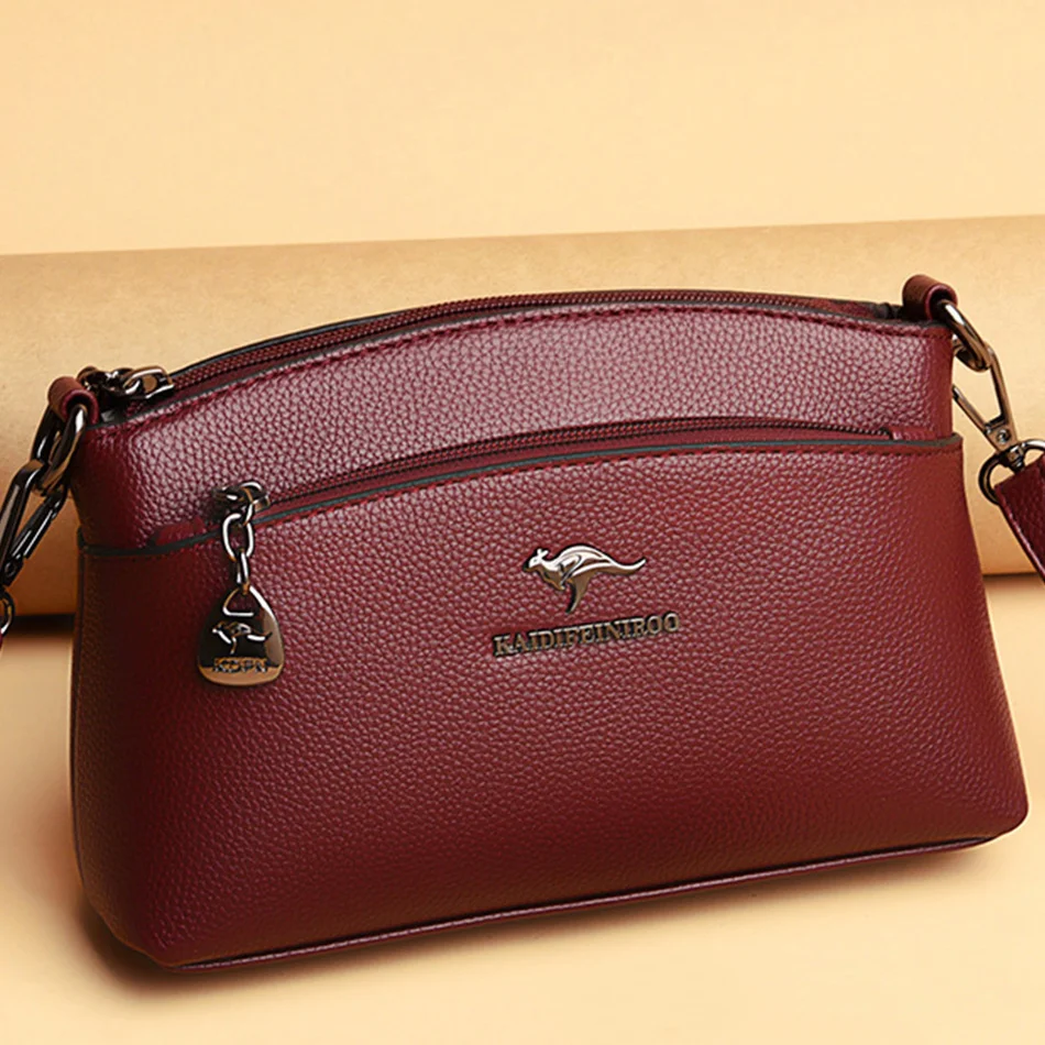 

New Woman Crossbody Bags High Quality Leather Handbags Luxury Bag Designer Famous Brand Shoulder Messenger Bags for Women Sac