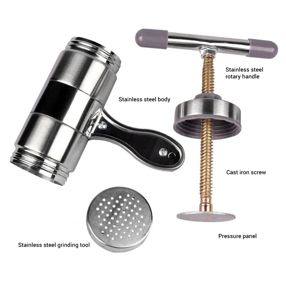 Ручной пресс для лапши из нержавеющей стали машина приготовления макаронных