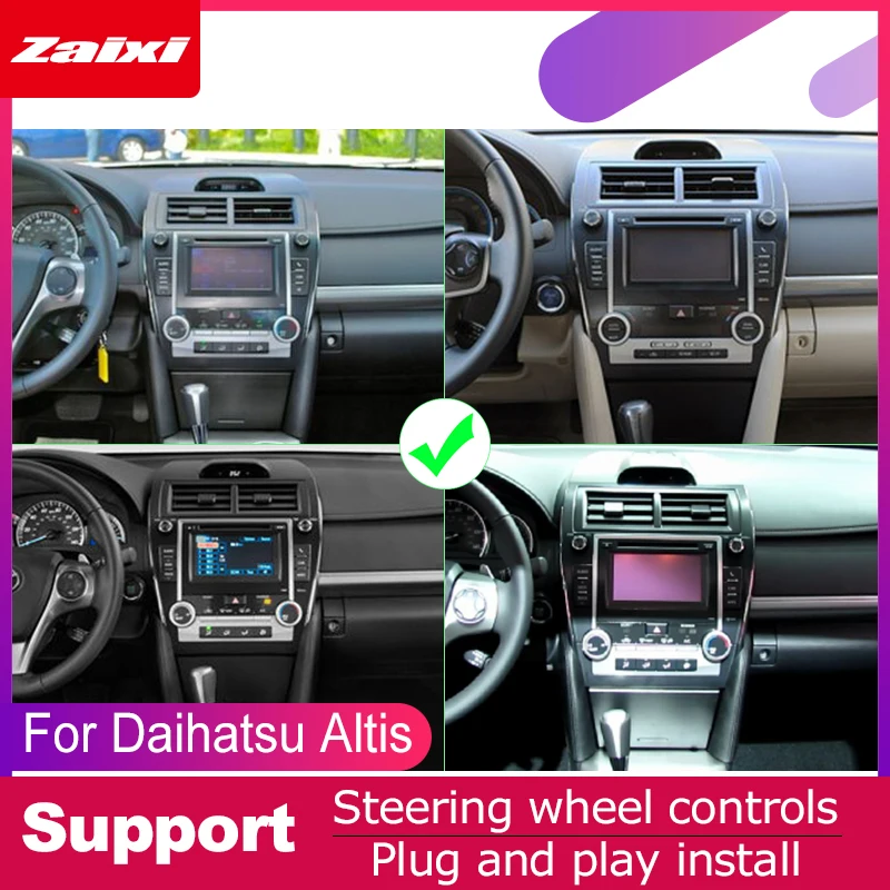 

ZaiXi Android Car Multimedia Player 2 din car radio For Daihatsu Altis 2012~2017 with navigation car stereo head unit Stereo