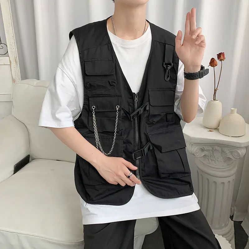 Жилет мужской Повседневный с карманами на 4 сезона | Мужская одежда