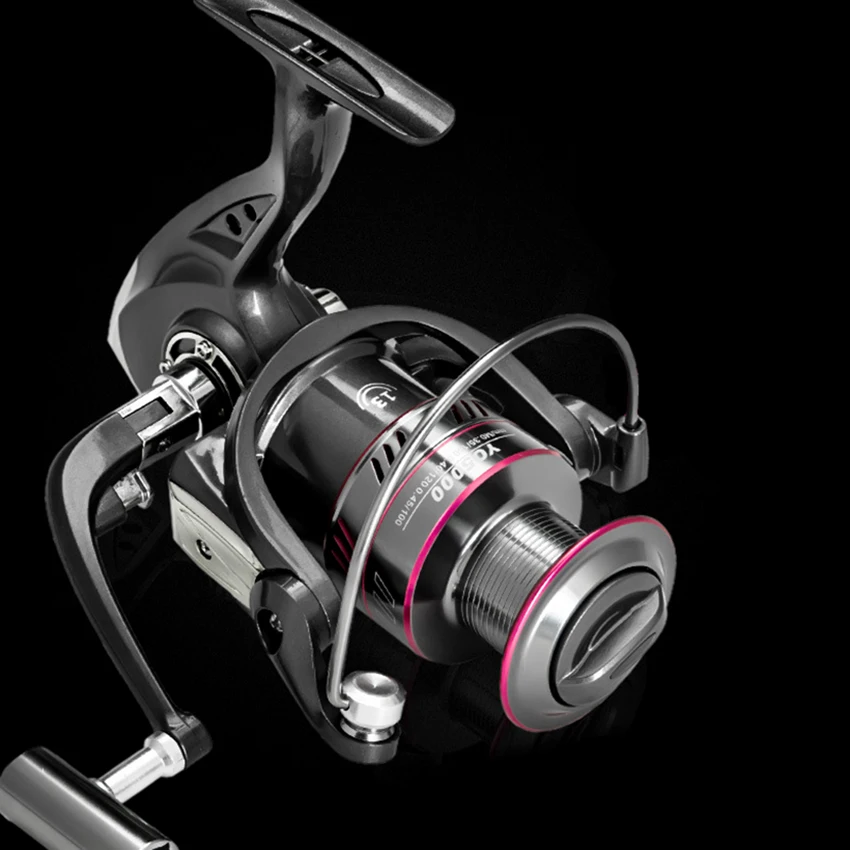 

Fishing Reel 2000-6000 Metal Spool Spinning Reel 12KG Max Drag 5.2:1 Spare Spool Saltwater Reel Fishing Accessories X817