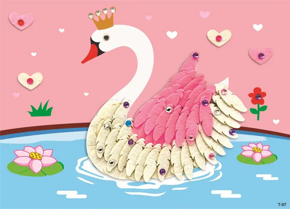 3D трехмерные наклейки детские ручной работы пастообразный материал упаковка