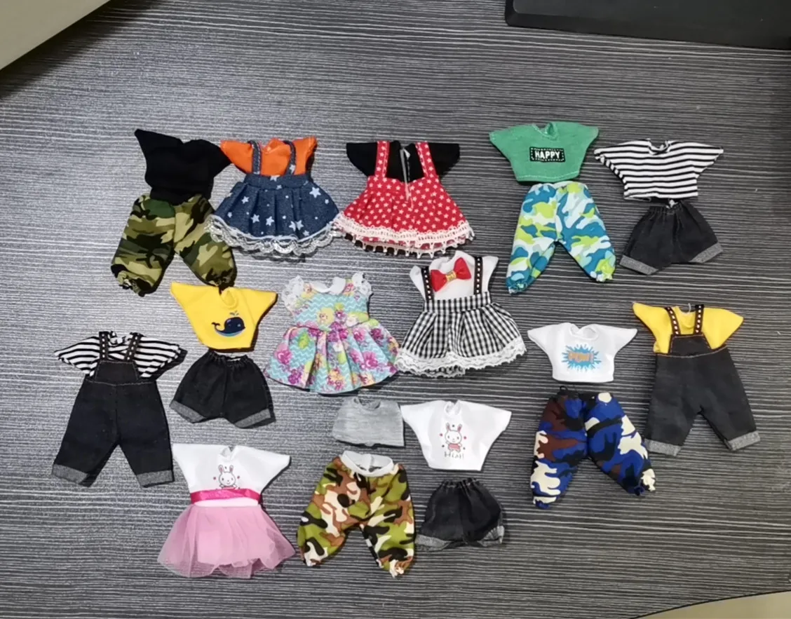 Кукольная одежда подходит для куклы 16 см BJD 1/12 аксессуары кукла модное платье