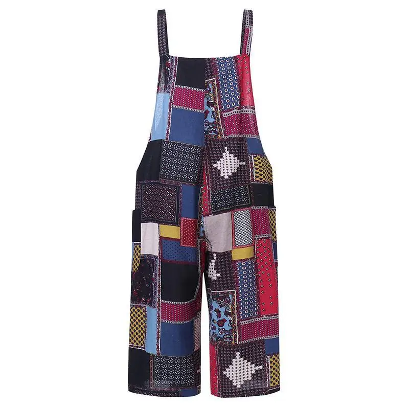 

Womens Clothing Jumpsuit Women Body Suits For Woman Loose and Comfortable Sling Linen Fabric Clothes Casual Full Length