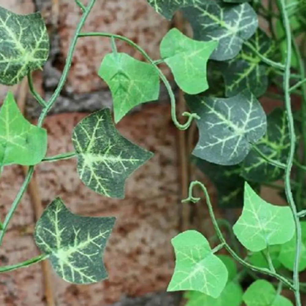 

Artificial Ivy Leaf Garland Plants Vine Fake Foliage Home Room DIY Wall Decor