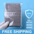 Защитная маска PM2.5, углеродный хлопок, 5 слоев, защита от пыли, для взрослых и детей