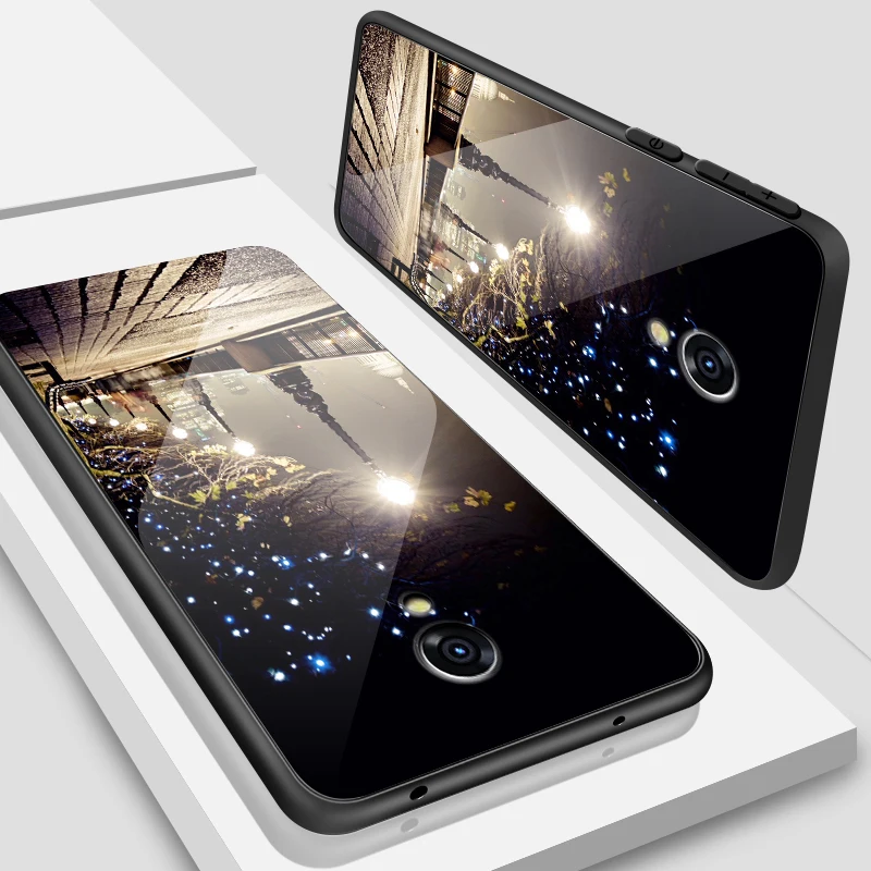W339 Для iPhone SE 5s 6 6S 7 8 Plus XR XS макс. закаленное стекло чехол антидетонационный задняя чехол для Meizu M5 M8 M6 M9 Note 16th Plus - Цвет: W339