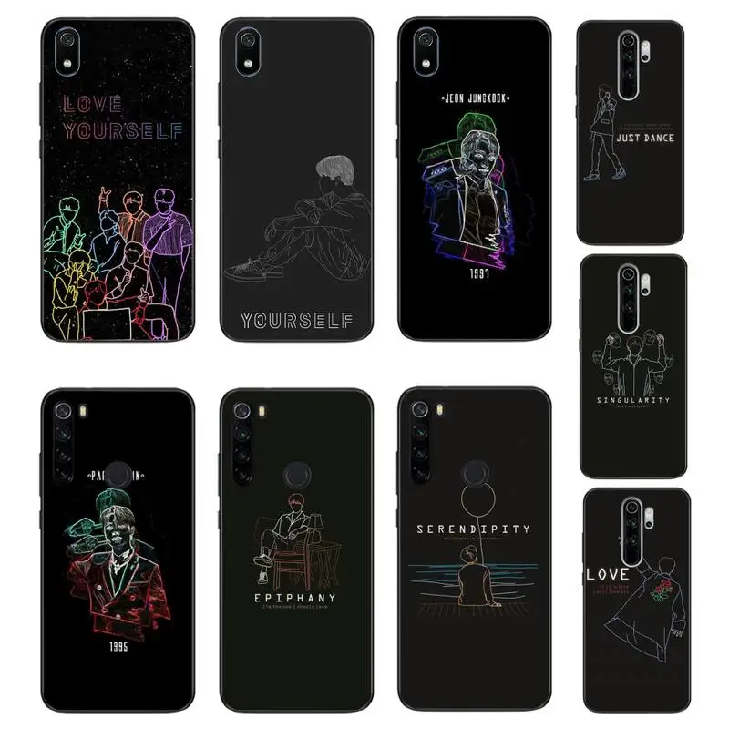 

YNDFCNB Love Yourself Art Phone Case For Xiaomi Redmi Note8T 7 9 Pro 5A Redmi4X 5A 6A 6 7 8 5Plus