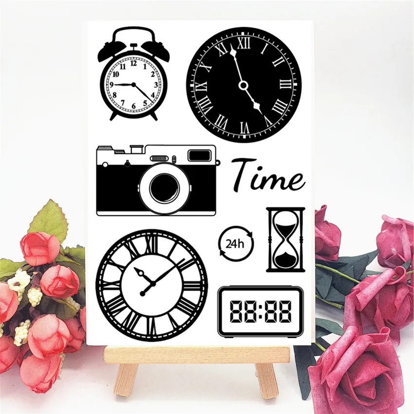 11x16 см часы могут быть прозрачный уплотнение прозрачные наклейки силиконовый