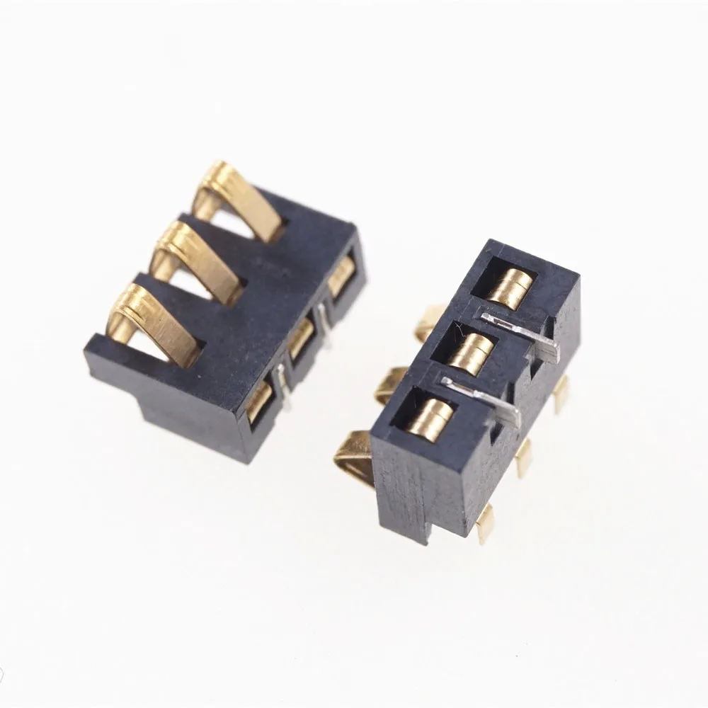 5 шт. 2 мм шаг 3 Pin пружина компрессионный контакт Мужская поверхность крепление