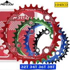 MOTSUV Овальная Круглая велосипедная Кривошип и цепное колесо 104BCD широкая узкая цепь кольцо 32T34T36T38T коленчатый набор MTB велосипедные запчасти