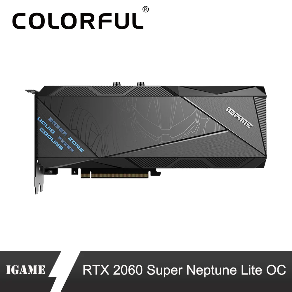 Цветная iGame GeForce RTX 2060 супер графическая карта Neptune Lite OC GDDR6 8G NVIDIA GPU, графический ппроцессор Nvidia Видеокарта RGB с вентилятором 120 мм