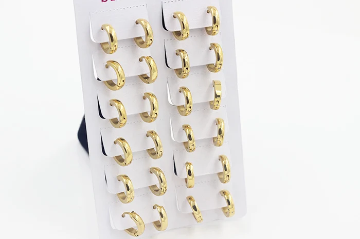 LUXUKISSKIDS Винтажные серьги-кольца розовые золотые черные стальные 2020 для женщин