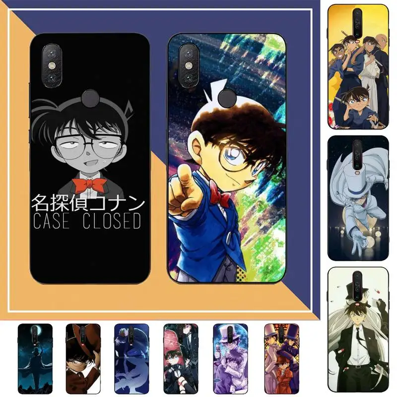 

Detective Conan Phone Case for Redmi Note 8 7 9 4 6 pro max T X 5A 3 10 lite pro