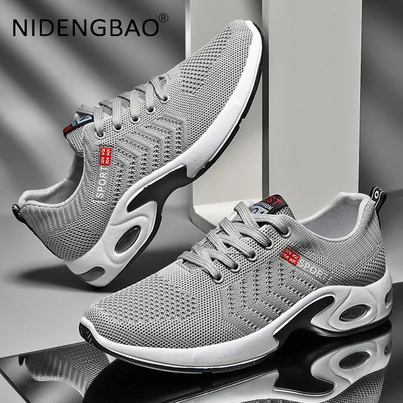 Men Sneakers 2021 Lightweight Breathable Outdoor Trekking Mountaineering Running Male Casual Sports Shoes Tenis Masculino