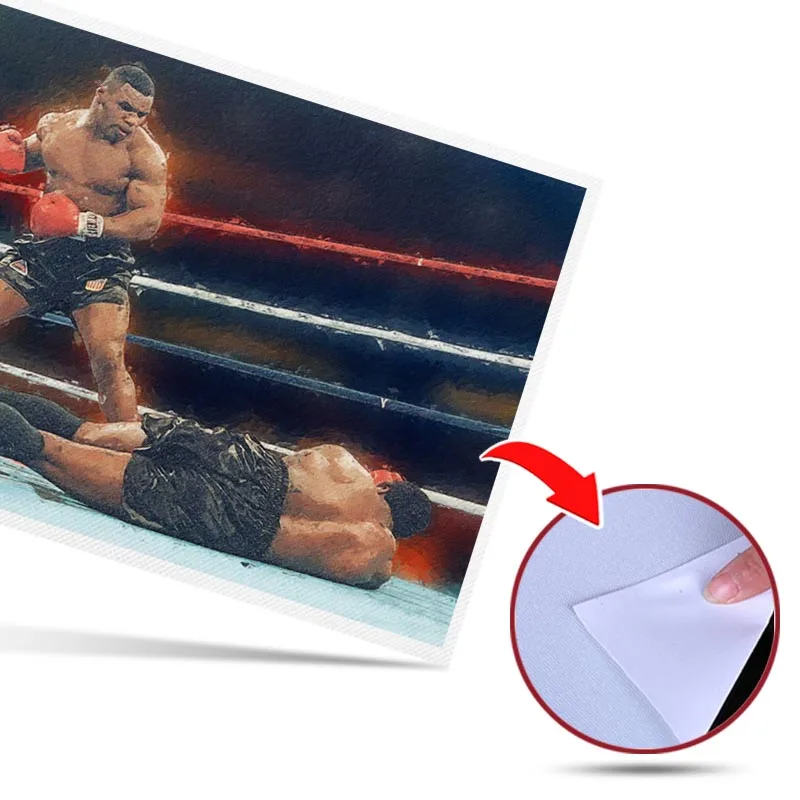 

Boxing Fight Wall Art Picture Canvas Poster Nursery Print Minimalist Painting Decor No Frame