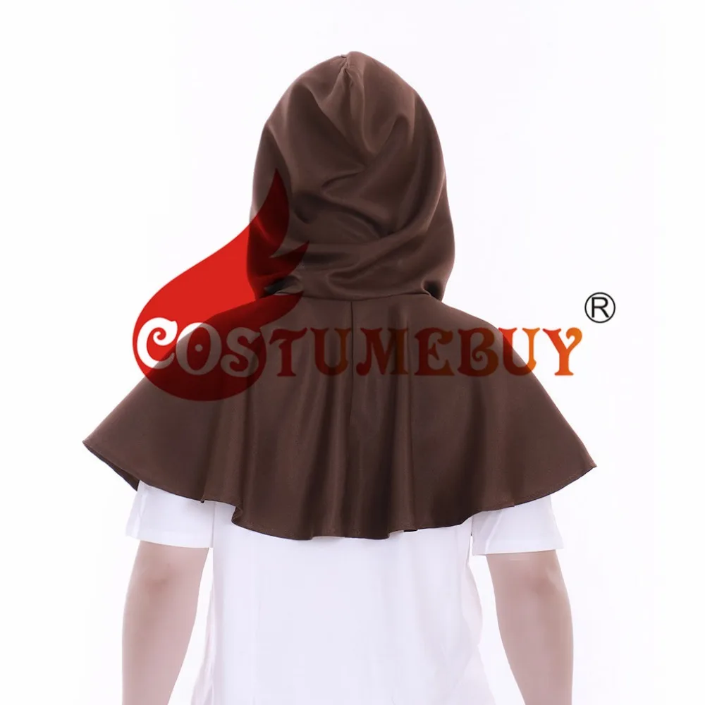 Costumebuy мужской средневековый костюм в стиле «Ренессанс» капюшон полиэстер Capelet LARP мантия шляпа накидка унисекс принадлежности на хеллоуин для косплея