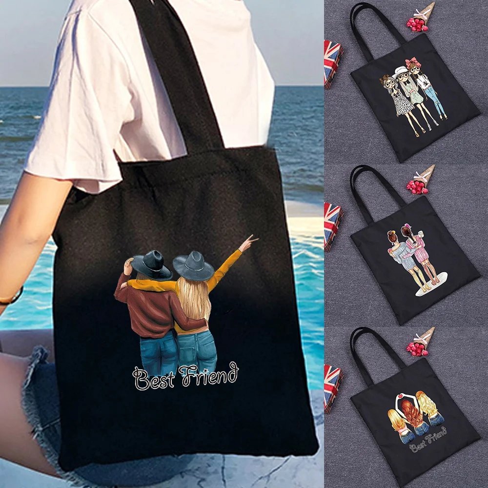 

Вместительные женские сумки, сумки на плечо, Повседневная Складная сумка для покупок для девочек, переносная Холщовая Сумка