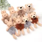 1 шт. милые резинки для волос в виде медведя, кролика, Женское кольцо, аксессуары для волос для девочек, детская мультяшная резинка для волос для девочек