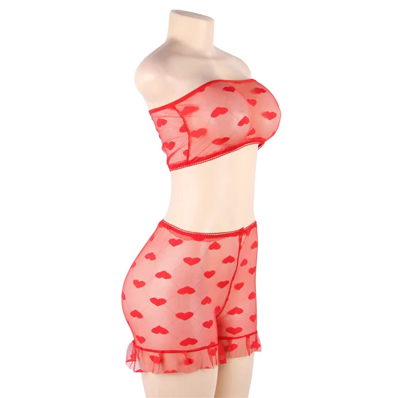 

2pcs Bikini Cover Up Sexy Women Lace Babydoll Lingerie Sleepwear See Through Underwear Nightwear Hot Erotic Women G-string Set