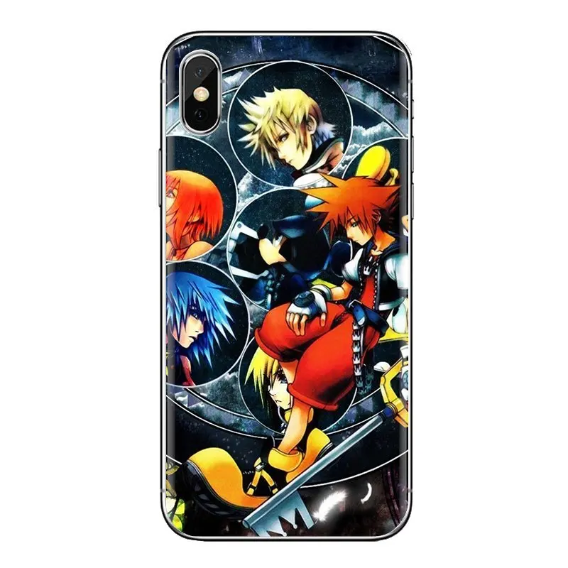 For LG G3 G4 Mini G5 G6 G7 Q6 Q7 Q8 Q9 V10 V20 V30 X Power 2 3 K10 K4 K8 2017 Ultra Thin Case Anime Kingdom Hearts Stained Glass |