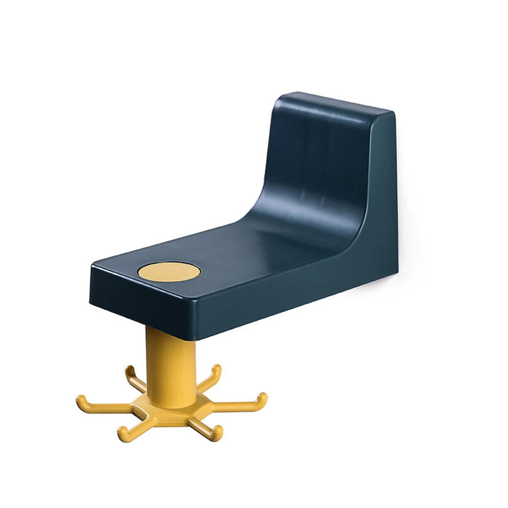 

360Rotating Hooks Spatula Storage Rack Perforation-Free Kitchenware Storage Rack Gadgets For Kitchen Storage Tools