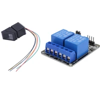 1pcs 12v 2 channel relay module shield for arduino with r307 capacitive fingerprint readermodulesensorscanner