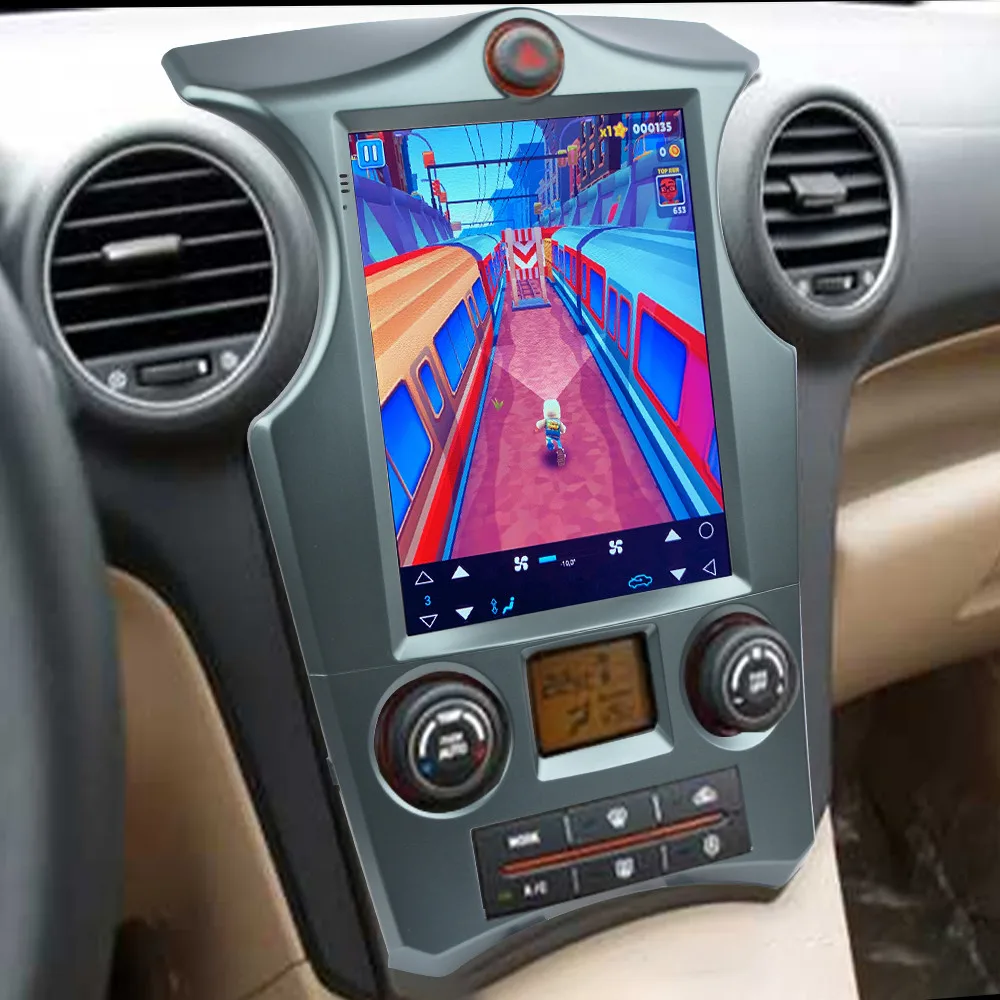 Car Android Radio For KIA Carens 2007 2008 - 2011 Multimedia Player To Tesla style Vertical Screen GPS Navigation 2 DIN no DVD | Автомобили