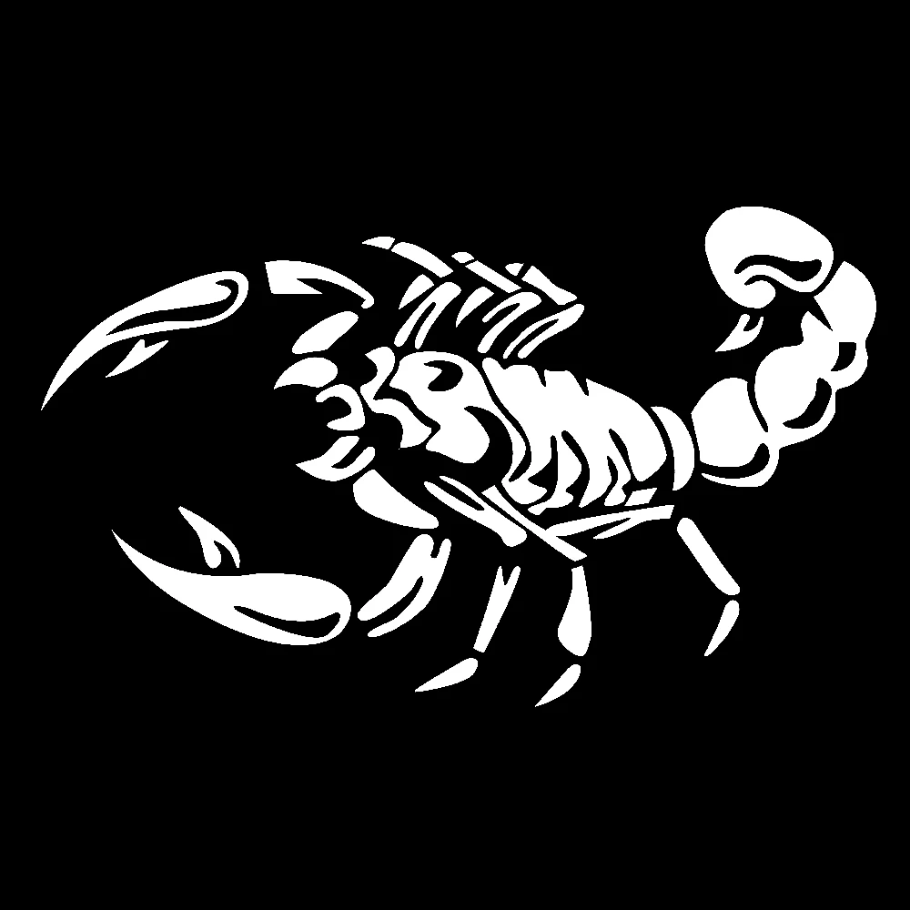 

Reflective Personalized Car Styling Bumper Stickers 3D Big Scorpion Vinyl Decal Sticker Scratch Body Cover KK13*12cm
