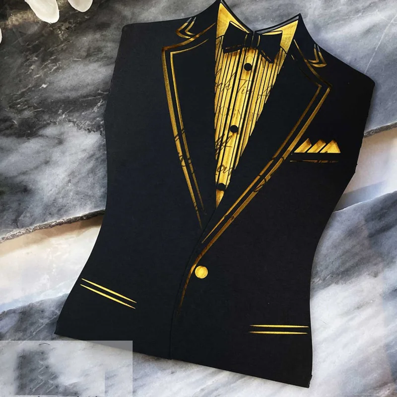 Металлические режущие штампы для мужчин свадебная одежда платье форма лист