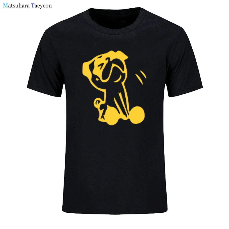 

Мужская футболка с коротким рукавом, Повседневная модная жесткая футболка из 100% хлопка с принтом Мопсов и собак, мужские футболки, топы, лет...