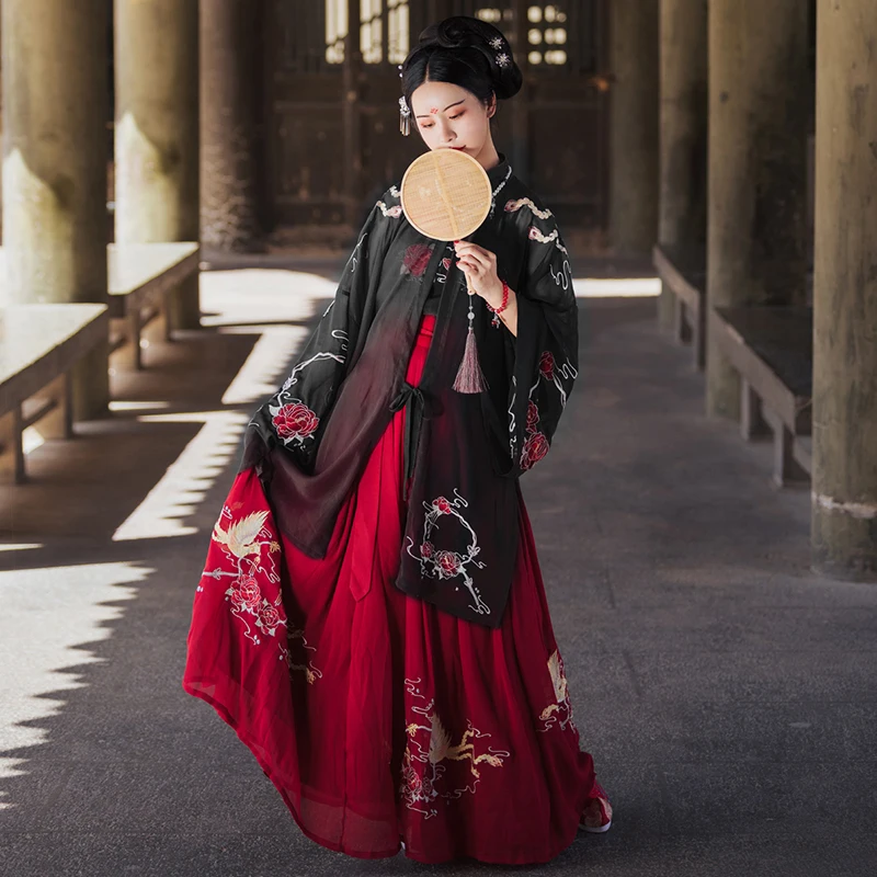 

Женское традиционное китайское элегантное классическое танцевальное сценическое платье, длинное платье династии Мин, 2020