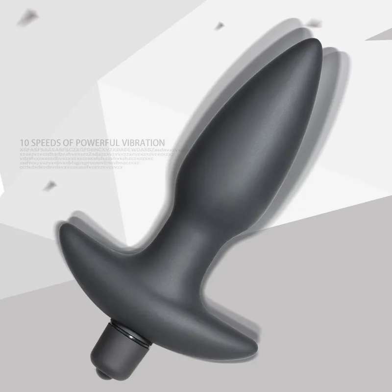 Силиконовый Вибрирующий Анальный вибратор вибрирующие анальные пробки 10