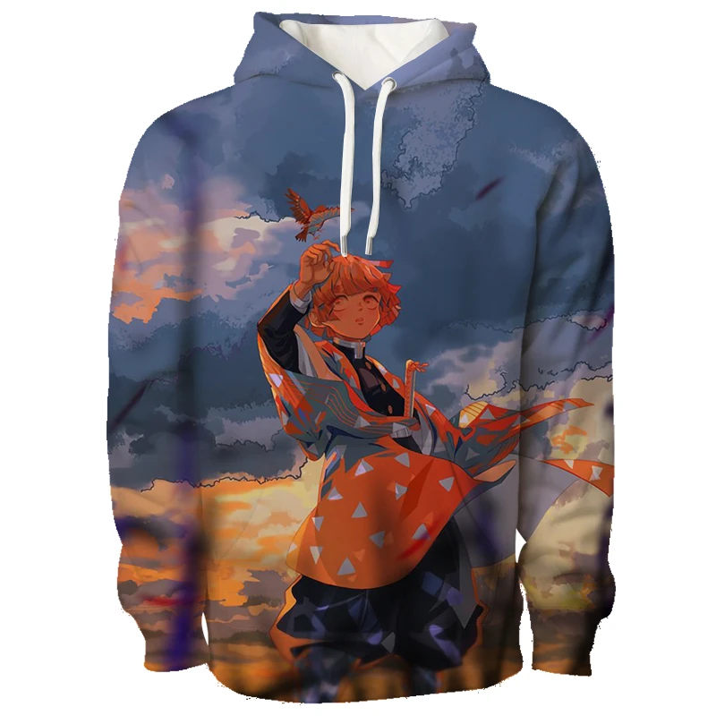 

Japanese Anime Demon Slayer 3D Printed Hoodies Men Sweatshirt Harajuku Pullovers Casual Hot Sale Anime Hoodies Clothes Cotton