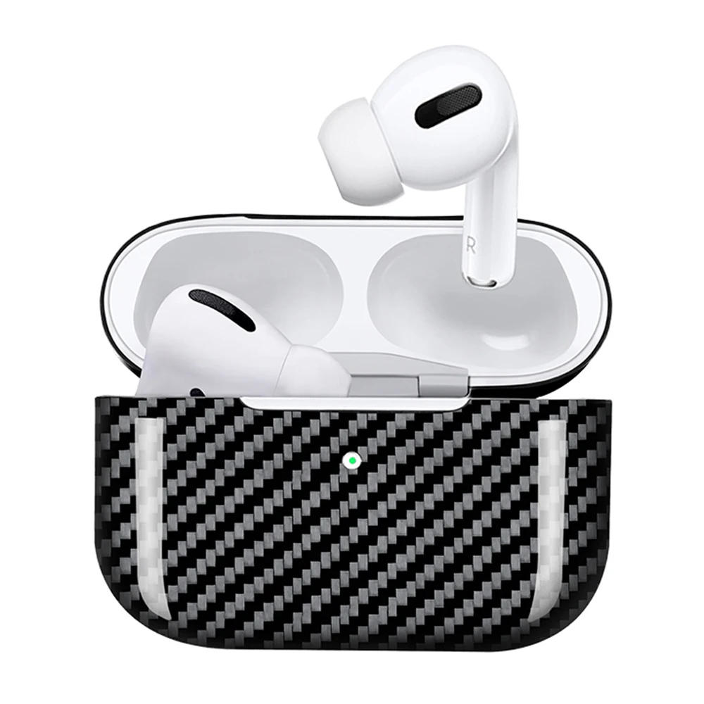 Монокарбоновый чехол из настоящего углеродного волокна для AirPods Pro 3 беспроводной