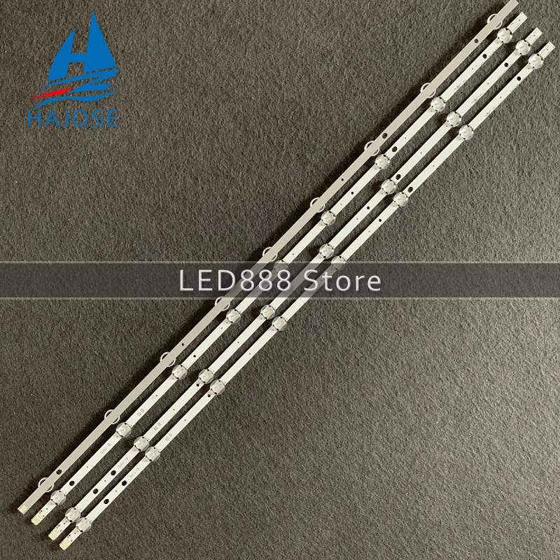 Набор из 5 штук = 20 штук светодиодной ленты для 43PUS6031 LT-43C870 LT-43C862 43HK6T74U TOSHIBA 43U6763DA 43U5766DB 43U6663DB VESTEL 43" DRT UHD A B-TYPE включен.