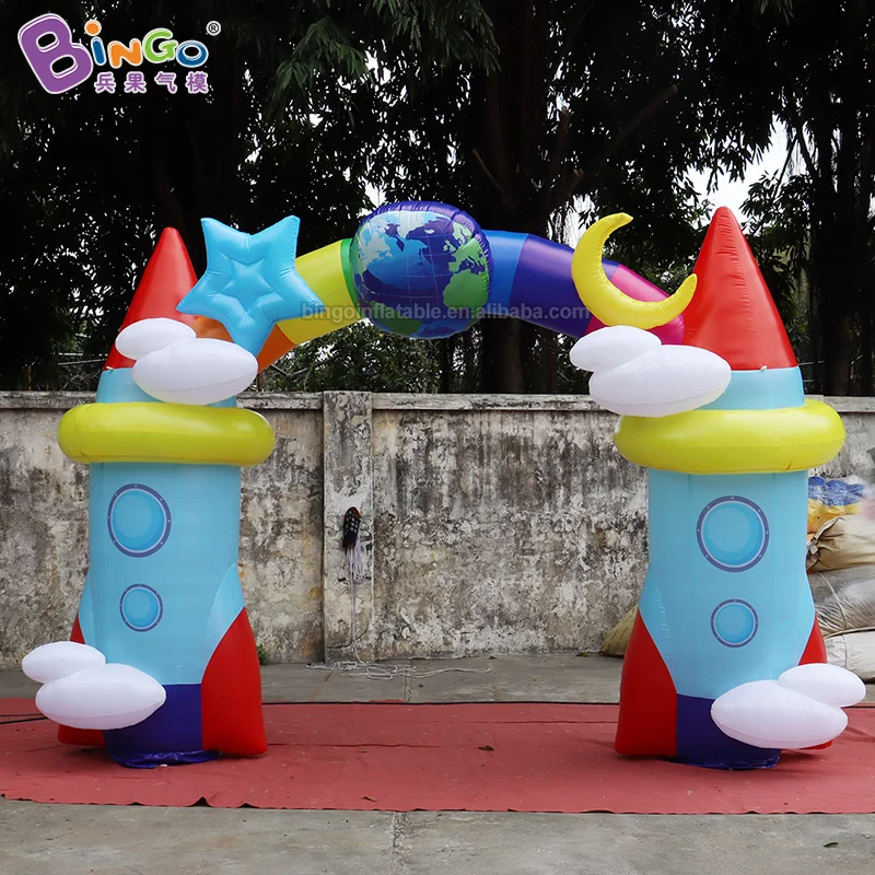 

Personalized 4x3 meters inflatable cartoon arch for decoration / advertising inflatable archway for sale - toys