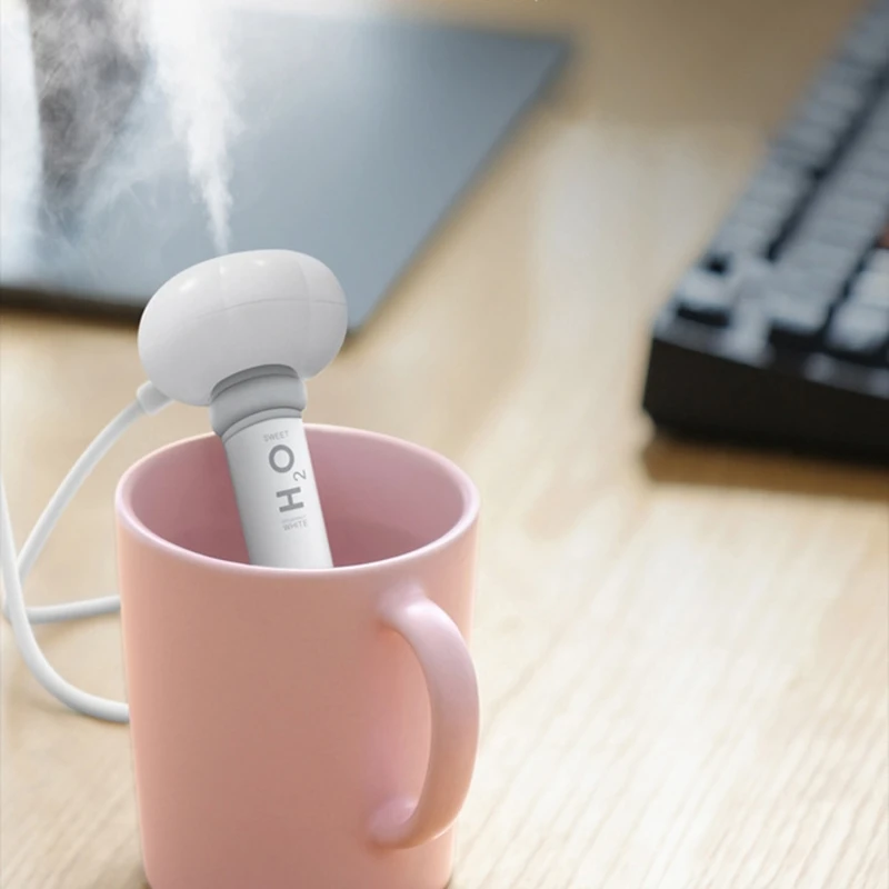 

Small Ultrasonic USB-Powered Office Space-Saving Humidifiers Cute Mangosteen Humidifier for Office and Living Room X37C