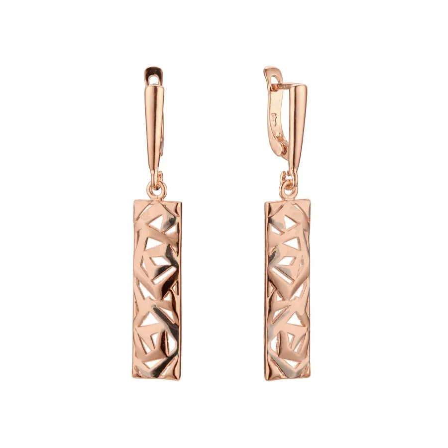 585 gold color Женские серьги золотистого и серебристого цвета, женские серьги в классическом стиле - Окраска металла: 585 gold color