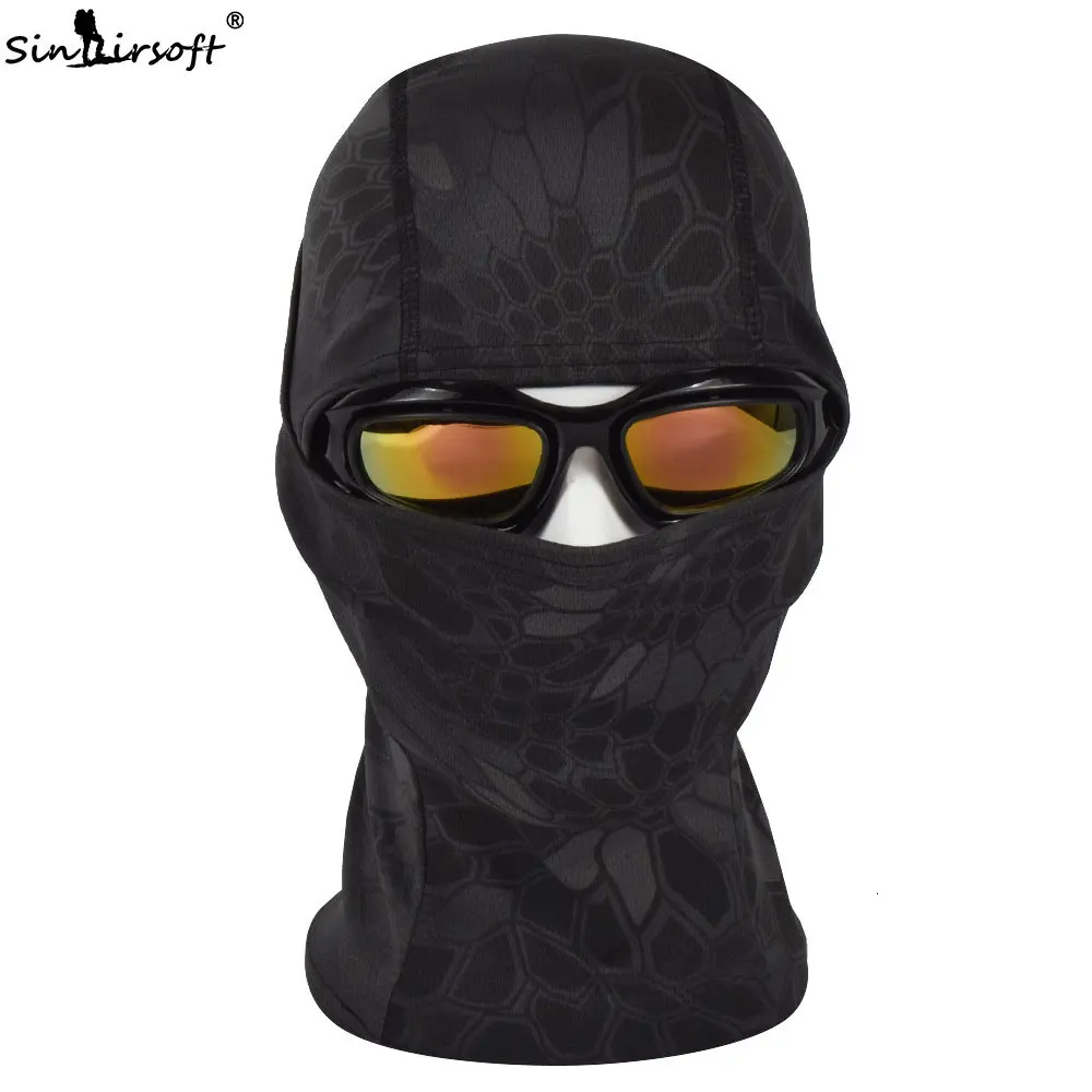 SINAIRSOFT воздухопроницаемая тактическая маска для страйкбола, пейнтбола, маска для всего лица, мотоциклетные охотничьи шапки LY1300