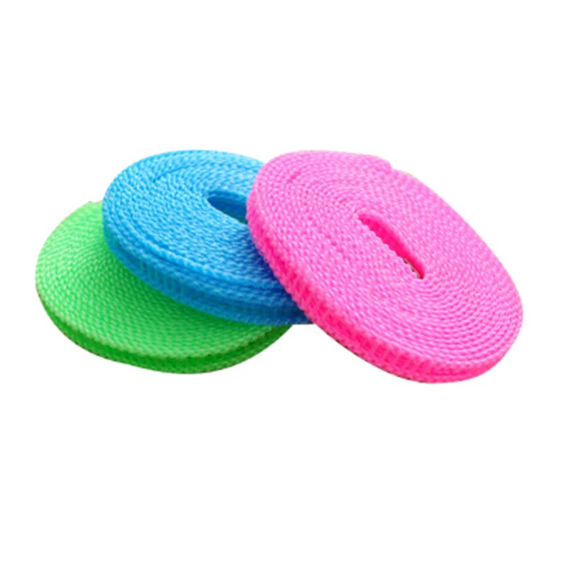 

Hotel fence anti-skid windproof clothesline fence-type clothesline drying quilt rope clothesline outdoor travel clothesline