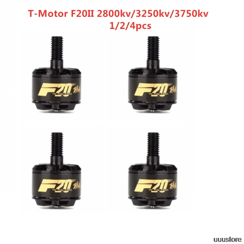 

T-Motor F20II F20 II 1406 3250 2800 3750KV Brushless Motor 2-4S For 130 140 150 FPV Racing Frame Multi Rotor Motors