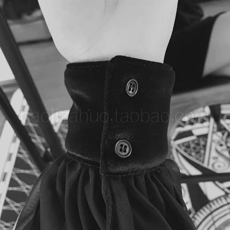 Шифоновое бархатное женское платье с рукавами фонариками сексуальные платья