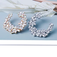 high quality advanced rhinestone earring classic jewelry fashion romantic earrings bohemian glamour vintage wedding gift