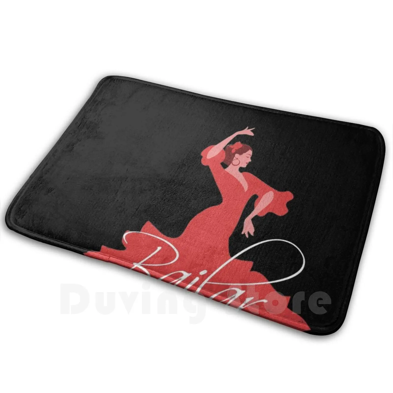 

Bailar Soft Non-Slip Mat Rug 2723 Carpet Cushion Flamenco Spain Spanish Andalusia Festival Sevilla Seville Dance Dancer