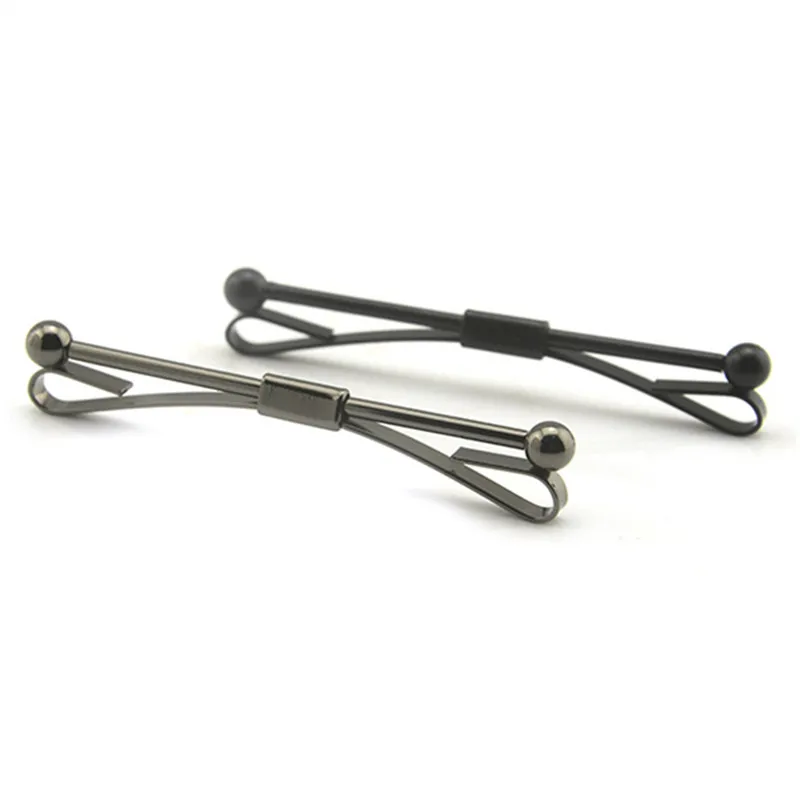 Комплект из 2 предметов рубашка с галстуком булавка для галстука воротника зажим