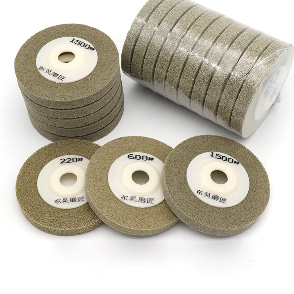 1PCS 4'' 100mm  Nylon Resin Buffing Polishing Pad Disc for Marble Granite Glass Stone