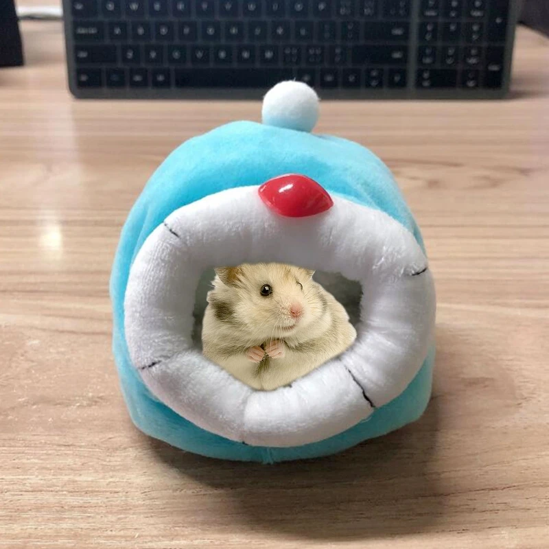 Зимние теплые хомяк гнездо Ежик кровать-юрта питомник Мышь Мыши Крысы вольер для